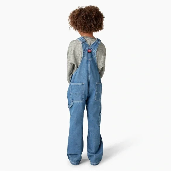 Dickies Kids Denim Overalls, M (10/12), MSRP $40 - Picture 2 of 13